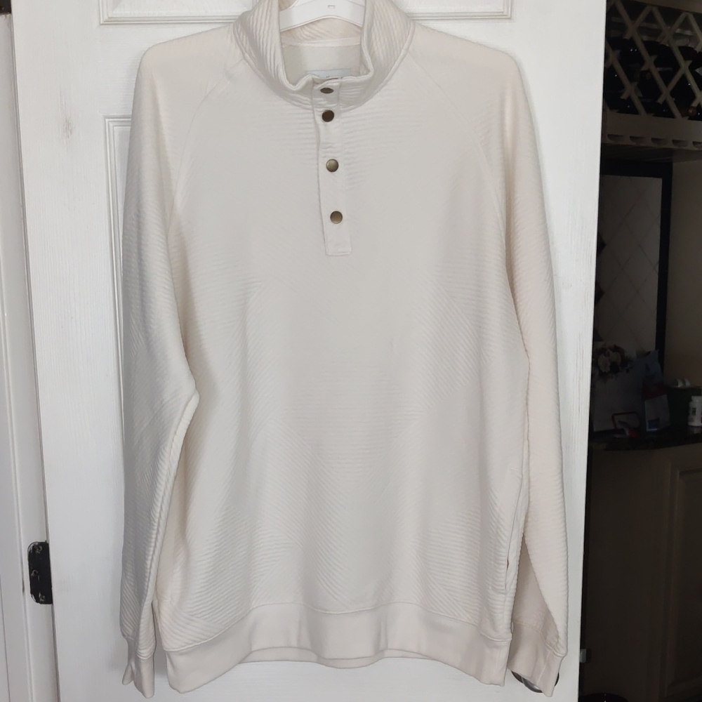 Goodfellow & Co Off-White Button-Up Sweater